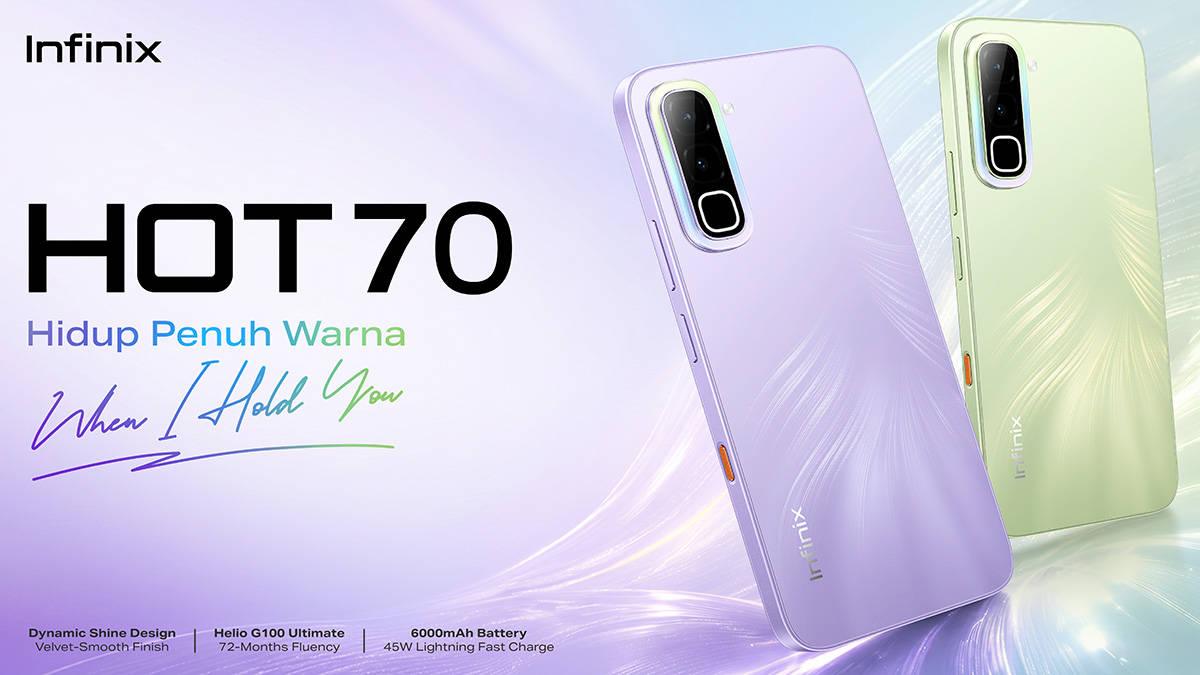 Infinix HOT 70 Masuk Indonesia, Bodi Oranye-Nya Bisa Berubah Warna Saat Dingin