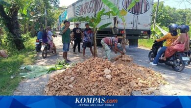 Warga Tanam Pisang di Jalan Rusak Blora, Pemprov Jateng Siapkan Rp 5,2 Miliar untuk Perbaikan