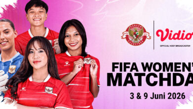 Dua Laga Penting Timnas Putri Indonesia di Juni 2026, Bisa Ditonton Eksklusif di Vidio