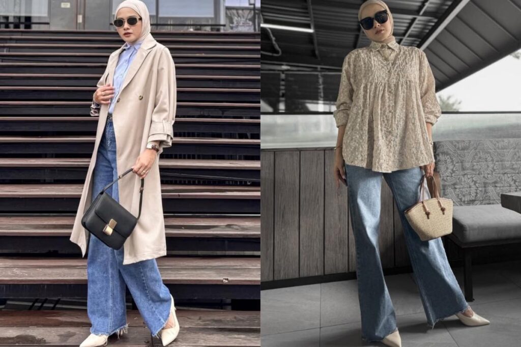7 Ide Padu Padan Celana Jeans Ala Tiyiapong, Satu Item Biasa Jadi Banyak Gaya