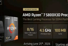 AMD Hidupkan Lagi 7700X3D Dan 5800X3D, Tapi Harga Resminya Sulit Dibela