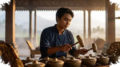 6 Prompt Gemini AI Bikin Foto Main Gamelan Terasa Seperti Adegan Film, Hasilnya Realistis
