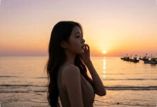 6 Prompt Gemini AI Pantai Saat Senja, Hasil Sinematik Tanpa Kehilangan Wajah Asli