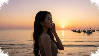 6 Prompt Gemini AI Pantai Saat Senja, Hasil Sinematik Tanpa Kehilangan Wajah Asli