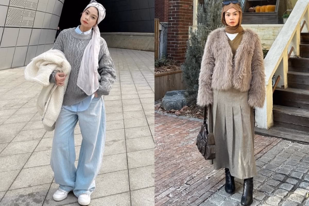 7 Ide Outfit Musim Dingin Ala Nola Clara, Hangat Tanpa Terlihat Tebal