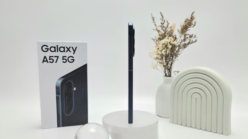 Galaxy A57 5G Makin Tipis dan Mulus, Nyaman Dipakai Main Game Lama