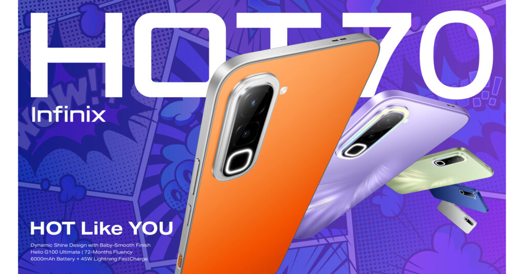 HP Rp2 Jutaan yang Terasa Lebih Mahal, Infinix HOT 70 Andalkan Baterai 6000mAh
