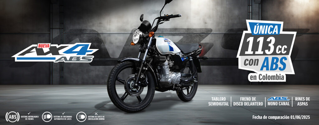 Suzuki AX4 ABS Sky Line Muncul Lebih Segar, Retro Murah Rp 31 Jutaan Dengan ABS Depan