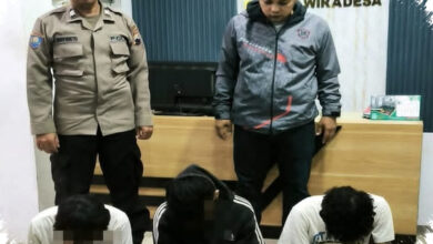 Tiga Remaja Bersenjata Tajam Digelandang Warga, Rencana Tawuran Di Pekalongan Terbongkar