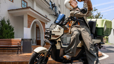 Honda Square X 125 Tampil Nyeleneh, Rak Samping Lipat Dan Jok Bisa Jadi Meja Piknik