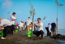 Dari Pantai Tirang, Ahmad Luthfi Gerakkan “Mageri Segoro” untuk Menahan Abrasi Jateng