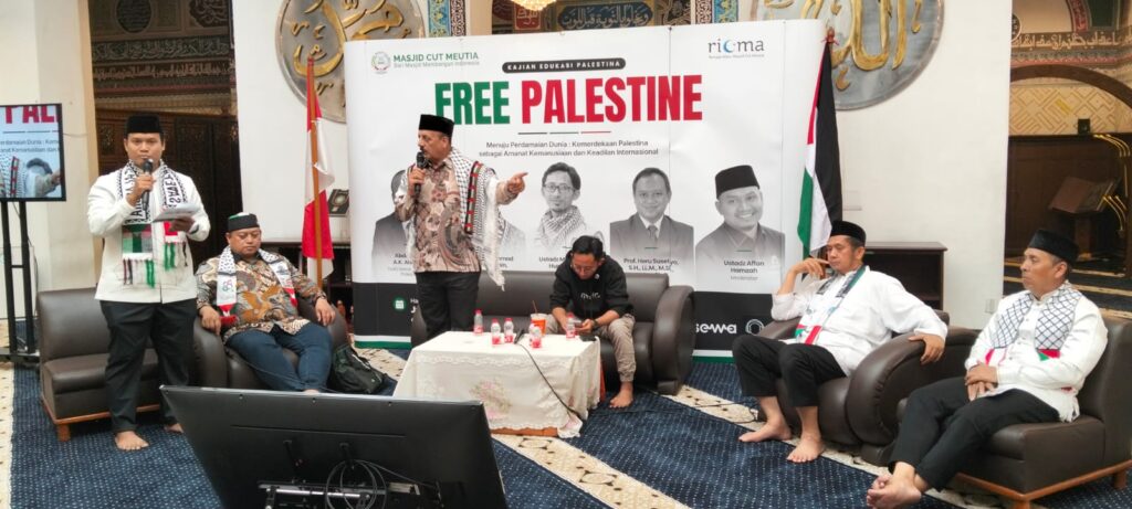 Suara dari Masjid Cut Meutia Menggema, Solidaritas Palestina Diangkat ke Panggung Jakarta