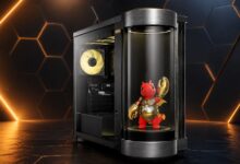MSI Ubah Casing Gaming Jadi Hologram Hidup, LuckyClaw Si Naga AI Jadi Pusat Interaksi