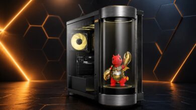 MSI Ubah Casing Gaming Jadi Hologram Hidup, LuckyClaw Si Naga AI Jadi Pusat Interaksi