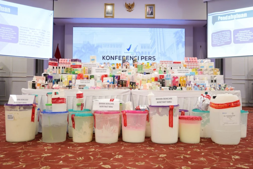 BPOM Setop Kosmetik Impor Ilegal Rp27,6 Miliar, Jalur Gelap E-Commerce Terbongkar