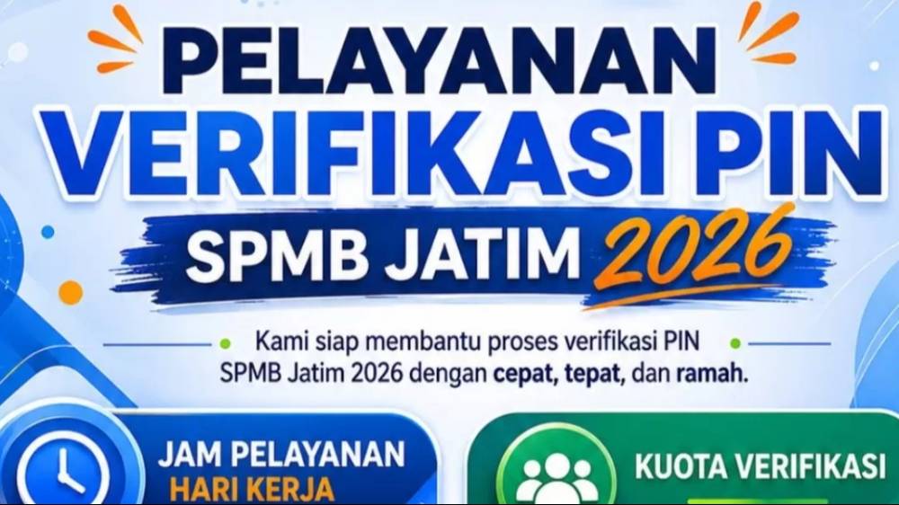 PIN SPMB Jatim 2026 Dibuka, Langkahnya Harus Pas Agar Pendaftaran Tak Tertahan
