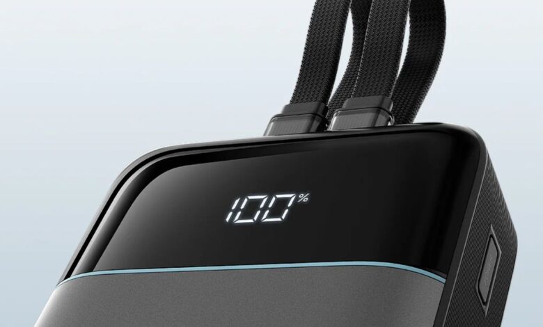 Power Bank Cuktech Ini Punya 2 Kabel USB-C Menempel, Bisa Cas 4 Perangkat Sekaligus