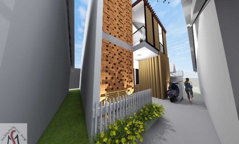 7 Pagar Rumah di Gang Sempit yang Tetap Aman, Tapi Fasad Tak Terasa Sesak