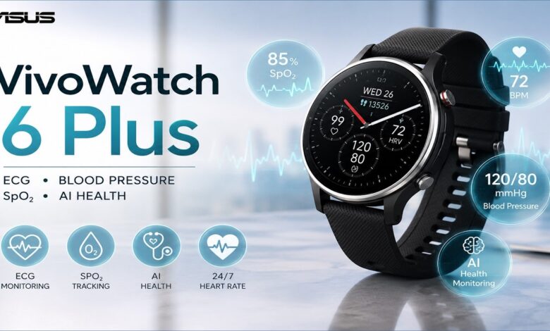 Asus VivoWatch 6 Plus Makin Mewah Dengan Titanium, Pantau Jantungnya Naik Kelas