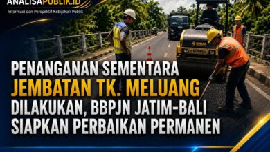 Jembatan Tk. Meluang Ditambal Sementara, Perbaikan Permanen Sudah Disiapkan BBPJN