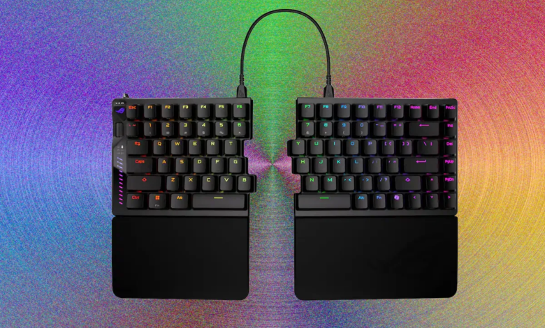 Asus Rilis ROG Falcata, Keyboard Split Nirkabel Yang Bisa Dipakai Sebelah Saja