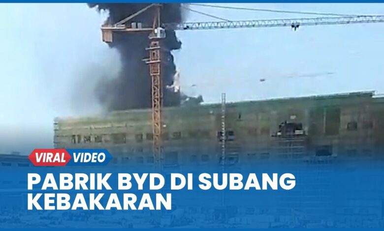 Kebakaran Kecil Di Pabrik BYD Subang, Penjelasan Resmi Ini Meredakan Kekhawatiran