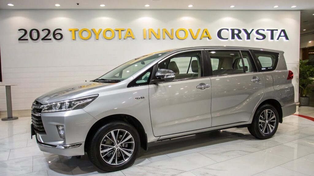 Toyota Innova Crysta 2026 Makin Mewah, Mesin Diesel Lama Justru Jadi Andalan