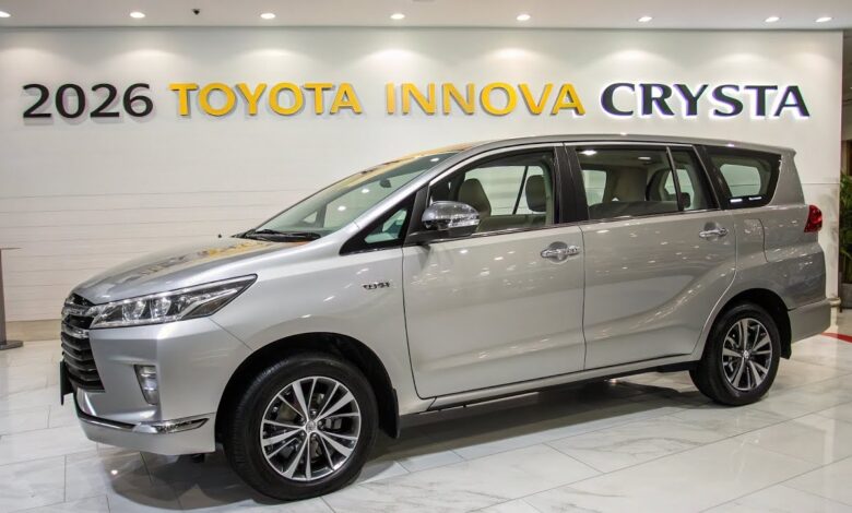Toyota Innova Crysta 2026 Makin Mewah, Mesin Diesel Lama Justru Jadi Andalan