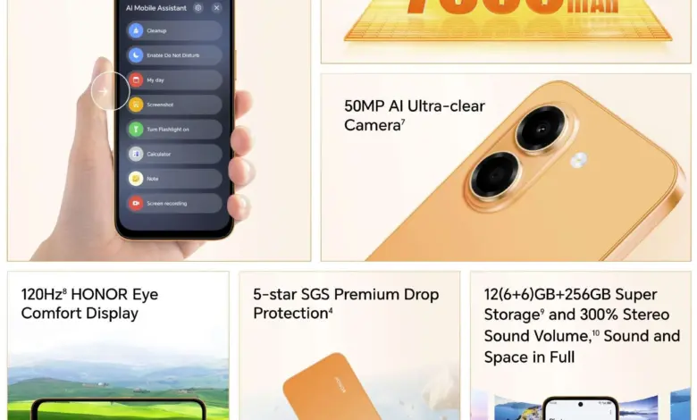 Honor X7e Bawa Baterai 7.500mAh Ke Rp3 Jutaan, Tipis Tapi Nggak Main-Main