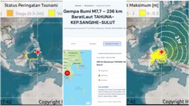 Gempa M7,7 Guncang Laut Filipina, BMKG Keluarkan Peringatan Tsunami ke 22 Wilayah