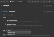Microsoft Edge Tinggalkan Master Password, Password Tersimpan Kini Dibuka Lewat Windows Hello
