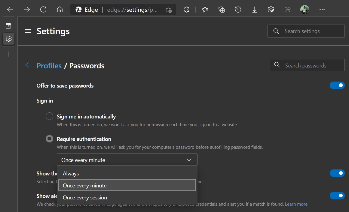 Microsoft Edge Tinggalkan Master Password, Password Tersimpan Kini Dibuka Lewat Windows Hello