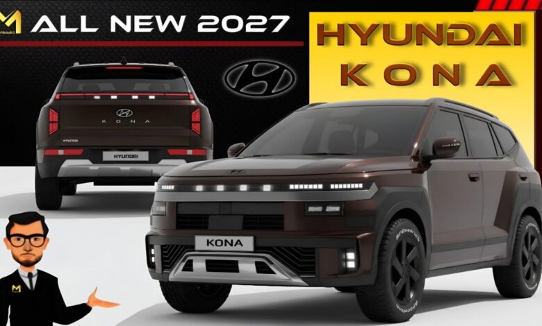 Hyundai Kona 2027 Tinggalkan Wajah Pixel, Kini Tampil Lebih Kotak dan Serius