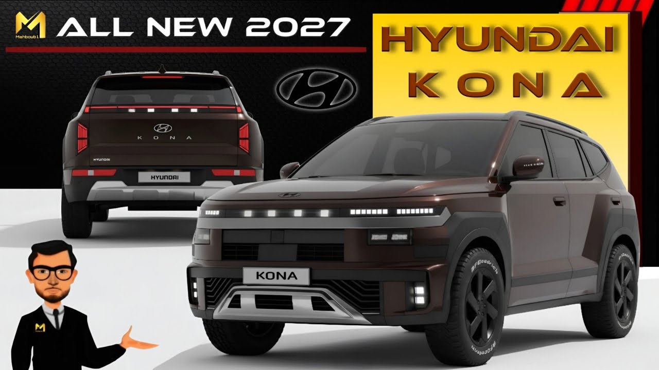 Hyundai Kona 2027 Tinggalkan Wajah Pixel, Kini Tampil Lebih Kotak dan Serius