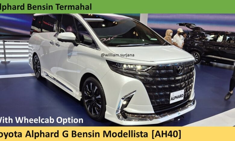 Toyota Alphard XE Bensin 2026, Varian Termurahnya Tetap Terasa Selevel Eksekutif