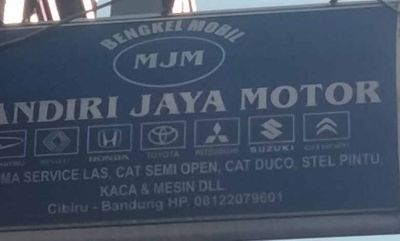 Bandung Timur Tak Perlu Jauh Cari Sparepart, Dian Jaya Motor Bikin Servis Lebih Cepat