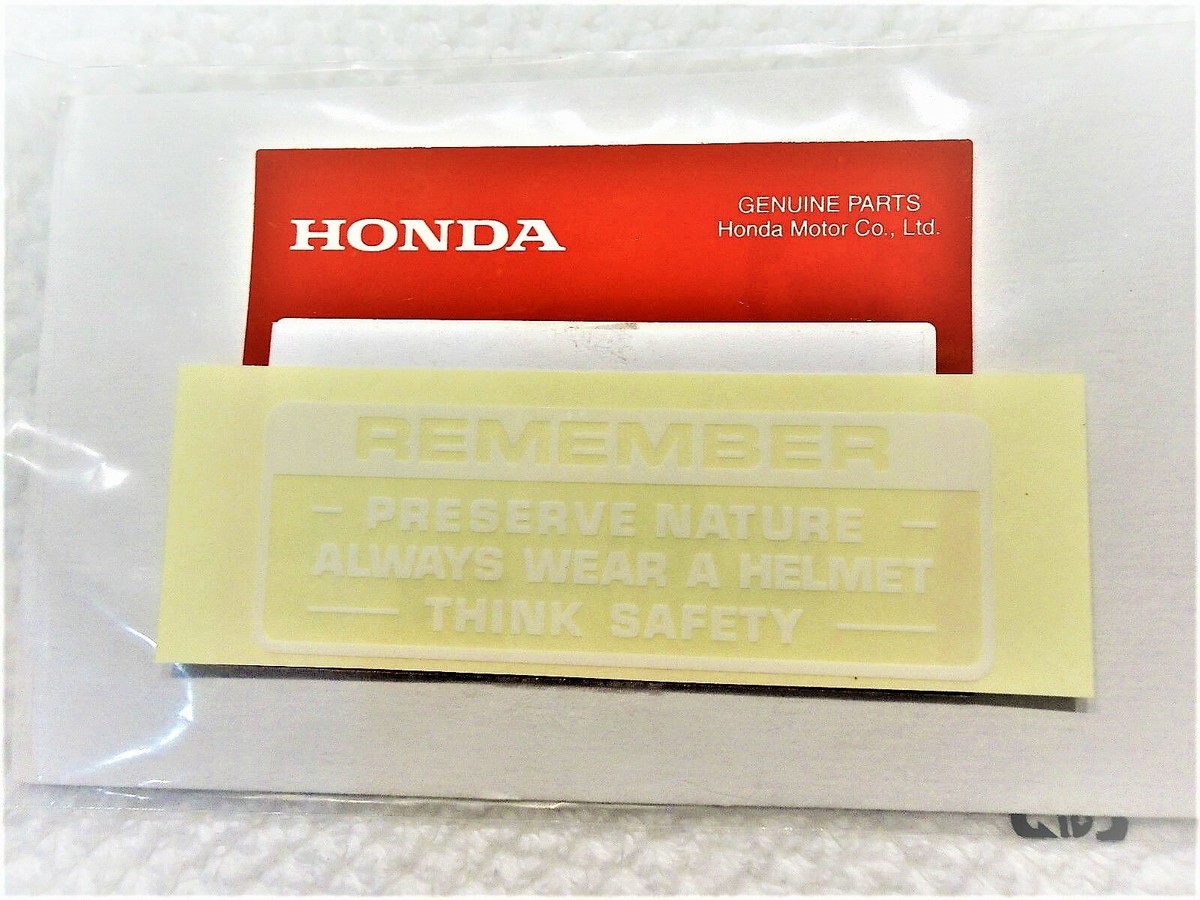 Label Kecil Di Motor Honda Ini Sering Diabaikan, Padahal Menjaga Keselamatan dan Umur Pakai