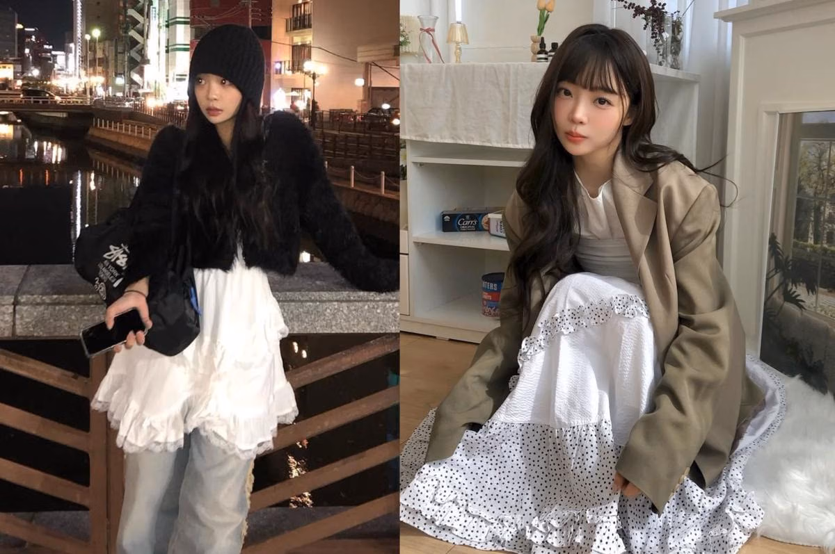 Layering Ala Kwak Min Kyung, Outfit Bertumpuk Yang Ringan Dan Tetap Estetik