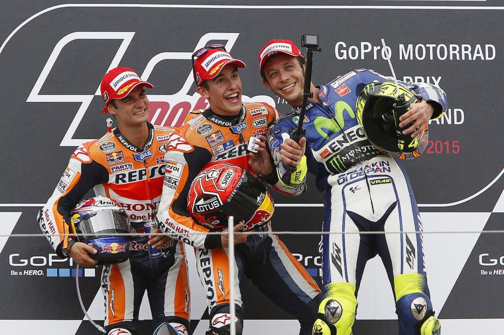 Marquez Sentuh 100 Kemenangan, Kenangan Pedrosa dan Rossi Justru Paling Membekas