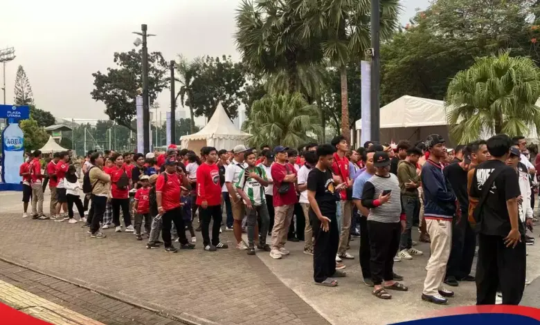 GBK Mulai Dipadati Garuda Fans, Atmosfer Laga Mozambik Makin Panas