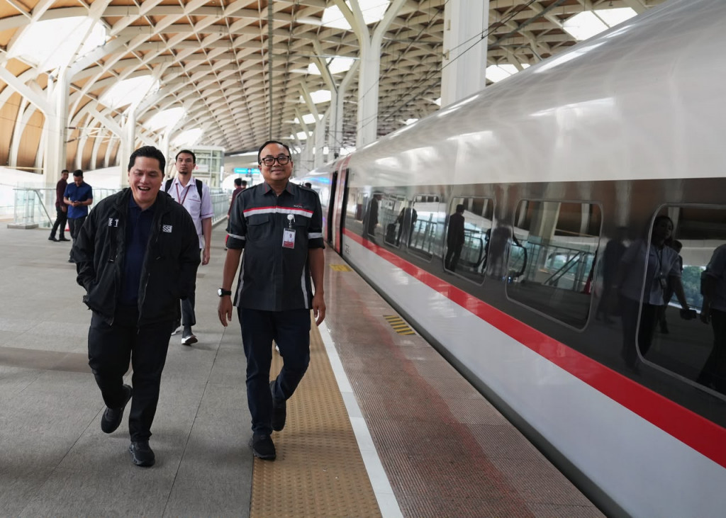 Erick Thohir Naik Whoosh Ke Bandung, Pesan Tegas Untuk Timnas Putri Yang Sedang Bangkit