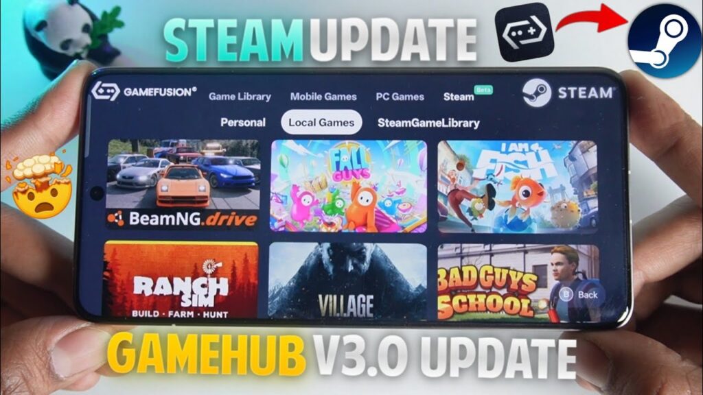 GameHub 6.0.6 Bikin Steam Makin Gahar, Ukuran Aplikasi Malah Nyaris Terpotong Setengah