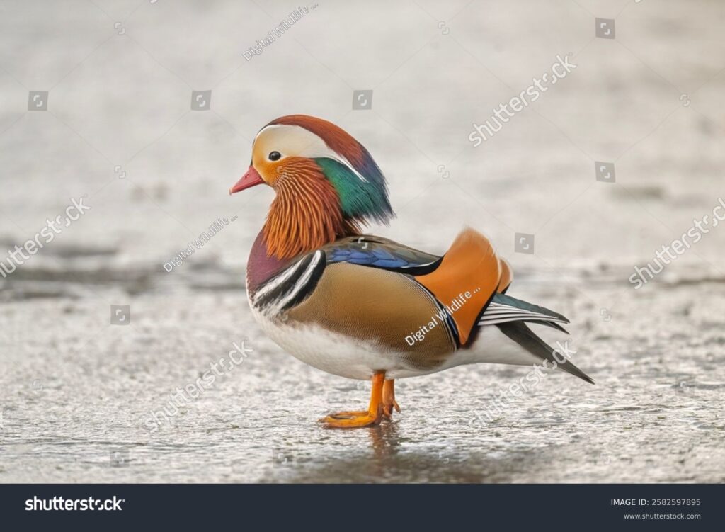 Bebek Mandarin Jantan Lebih Mencolok, Betinanya Punya Keunikan yang Langka