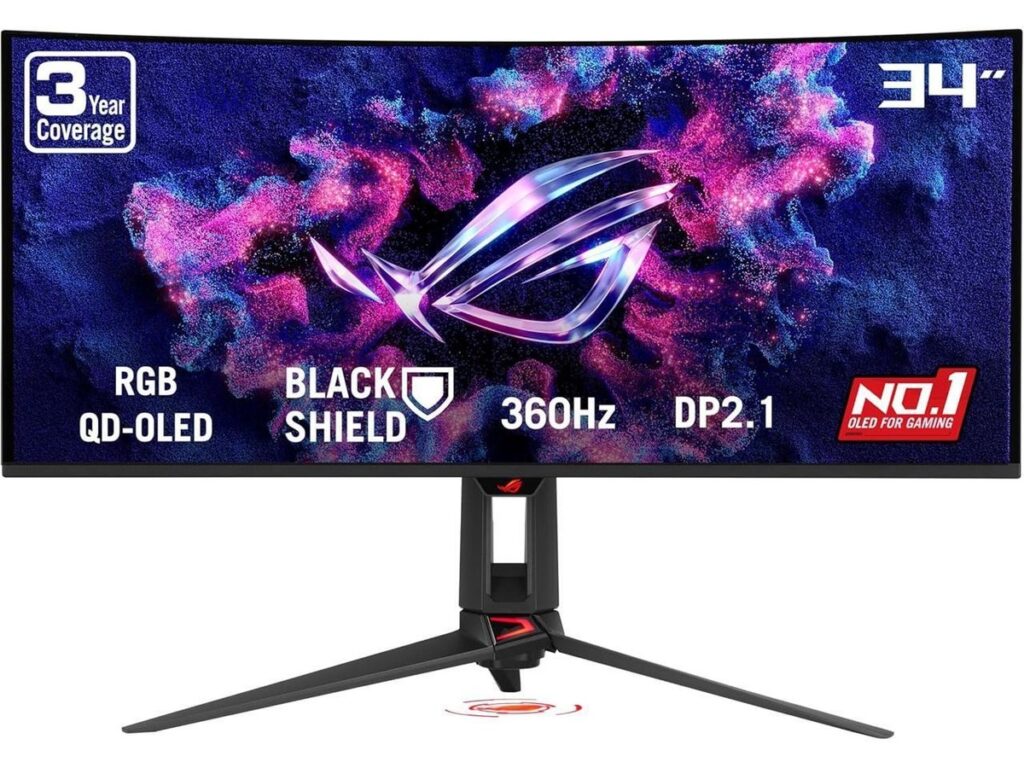 Monitor OLED 34 Inci Asus Ini Bawa 360Hz, Teks Jadi Lebih Tajam