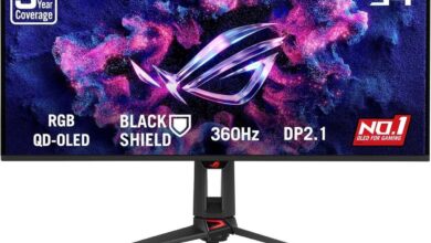 Monitor OLED 34 Inci Asus Ini Bawa 360Hz, Teks Jadi Lebih Tajam