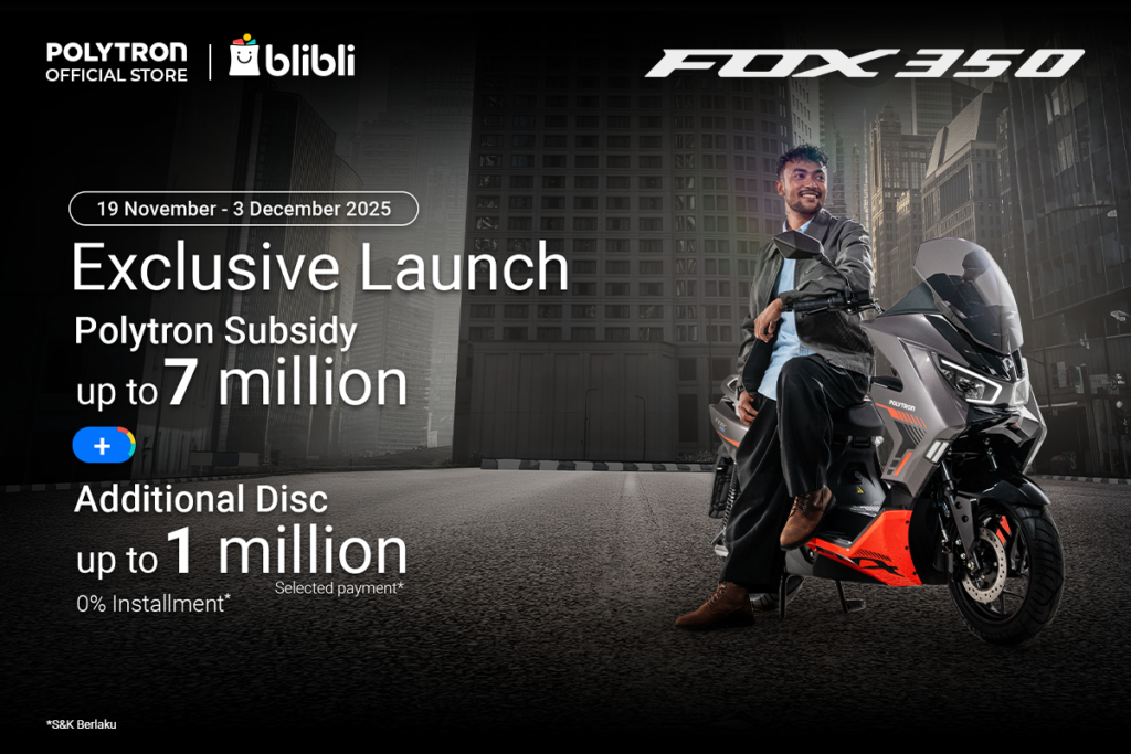 Polytron Fox 350 Bikin Biaya Harian Jauh Lebih Ringan, Selisihnya dengan Motor Bensin Terasa
