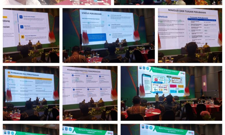 Rakor LAPENKOP Jatim Dihadiri Sustono, Sistem Monitoring Koperasi Jadi Sorotan