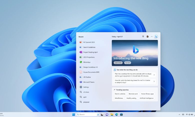 Windows 11 Akhirnya Bisa Lebih Bersih, Bing Mulai Bisa Dipisahkan dari Pencarian Lokal