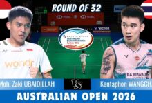 Ubed Ke Perempat Final Australian Open 2026, Bidik Semifinal Super 500 Pertama