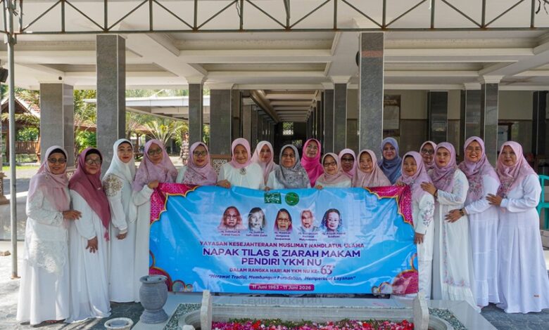 Ziarah Ke Tebuireng, Muslimat NU Jatim Teguhkan Jejak Para Pendiri YKMNU